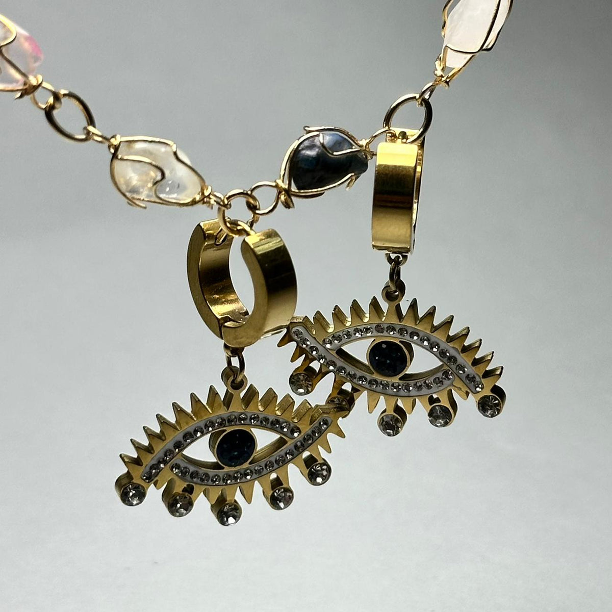 Aretes/oro