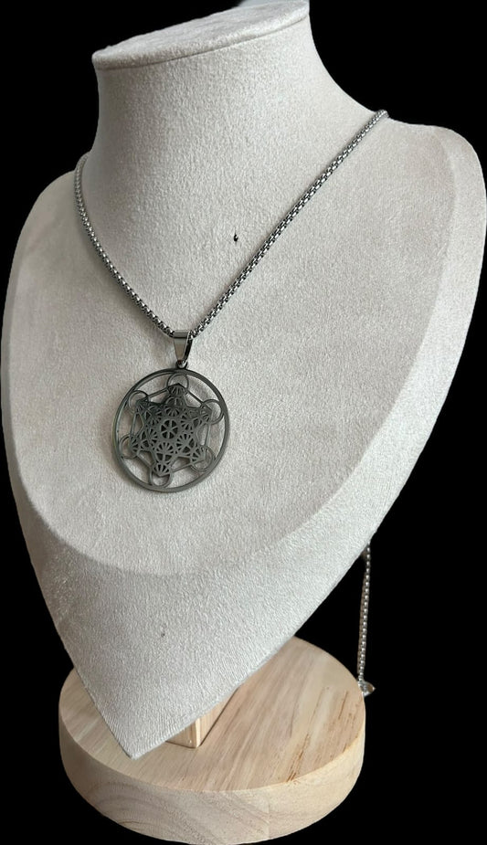 Collar metatrón.plata