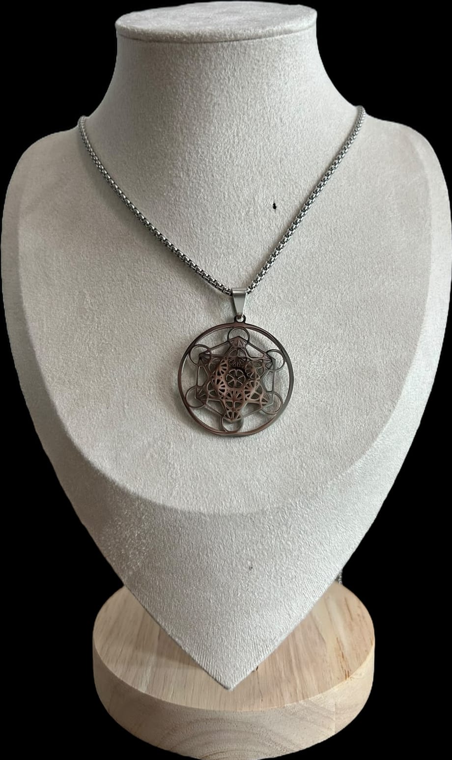 Collar metatrón.plata